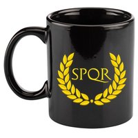 Spqr Purple Roman 11oz C Handle Ceramic Mug
