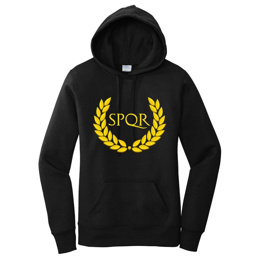 Spqr Purple Roman Women's Pullover Hoodie