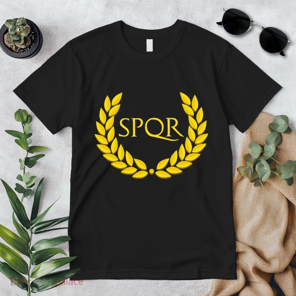 Spqr Purple Roman Premium T-Shirt