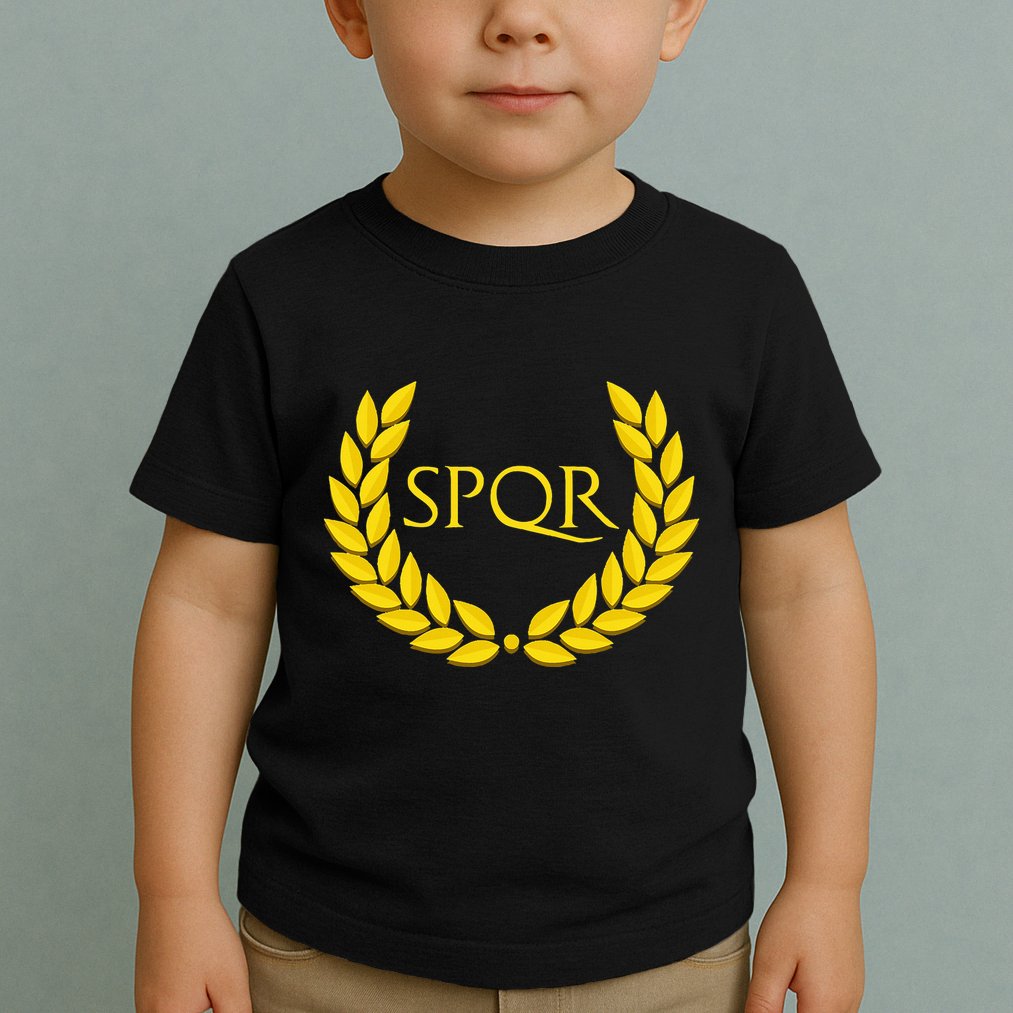 Spqr Purple Roman Toddler T-Shirt