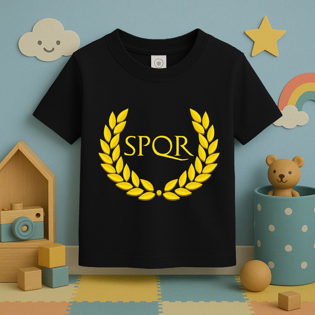 Spqr Purple Roman Toddler T-Shirt