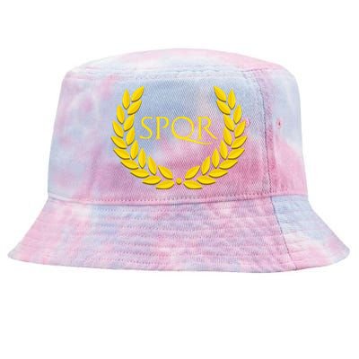 Spqr Purple Roman Tie-Dyed Bucket Hat