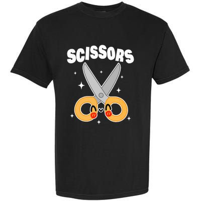 Scissors Paper Rock Halloween Costumes Group Family Garment-Dyed Heavyweight T-Shirt