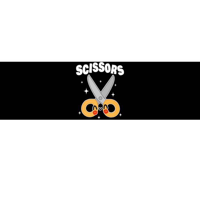 Scissors Paper Rock Halloween Costumes Group Family Bumper Sticker