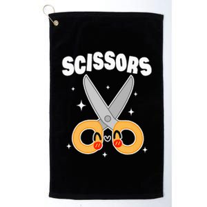 Scissors Paper Rock Halloween Costumes Group Family Platinum Collection Golf Towel