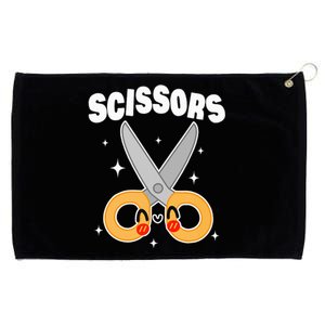 Scissors Paper Rock Halloween Costumes Group Family Grommeted Golf Towel