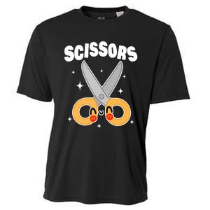 Scissors Paper Rock Halloween Costumes Group Family Cooling Performance Crew T-Shirt