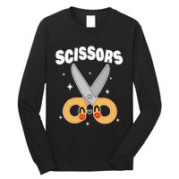 Scissors Paper Rock Halloween Costumes Group Family Long Sleeve Shirt