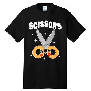 Scissors Paper Rock Halloween Costumes Group Family Tall T-Shirt