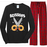 Scissors Paper Rock Halloween Costumes Group Family Long Sleeve Pajama Set