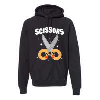 Scissors Paper Rock Halloween Costumes Group Family Premium Hoodie