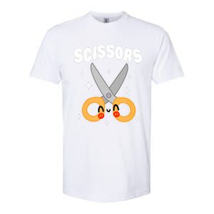 Scissors Paper Rock Halloween Costumes Group Family Softstyle CVC T-Shirt