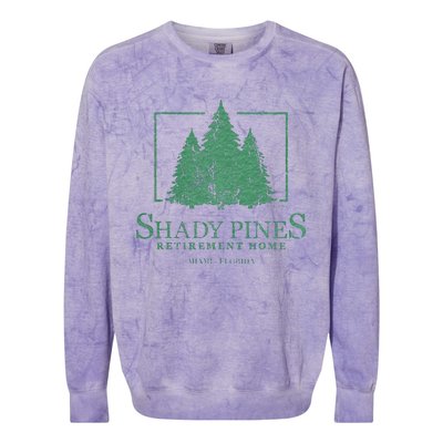 Shady Pines Retirement Home Colorblast Crewneck Sweatshirt