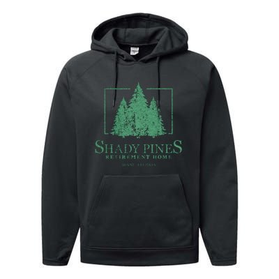 Shady Pines Retirement Home Performance Fleece Hoodie