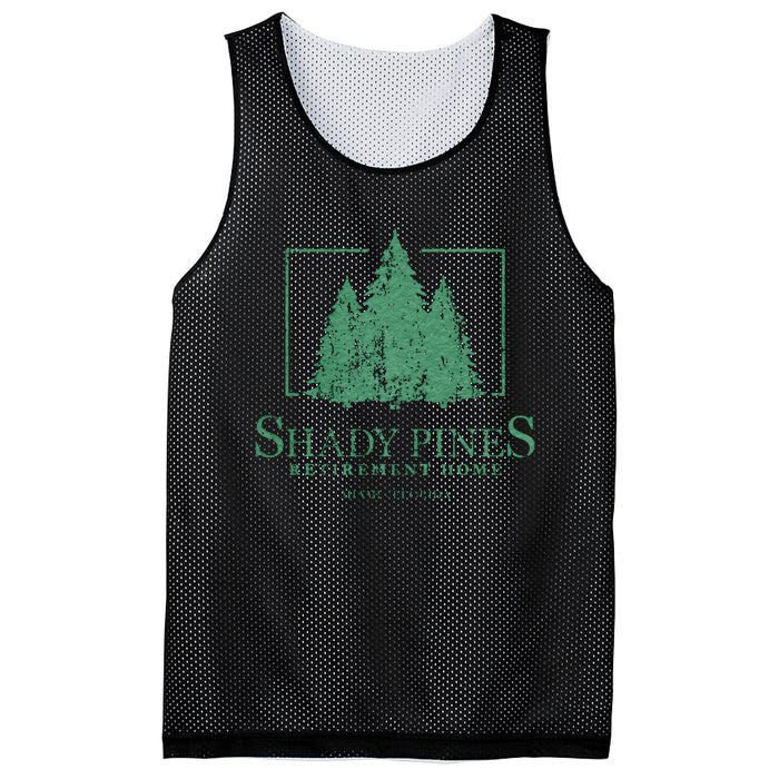 Shady Pines Retirement Home Mesh Reversible Basketball Jersey Tank