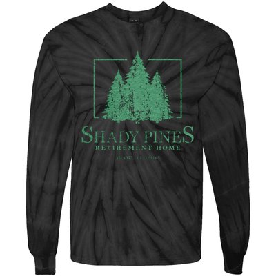 Shady Pines Retirement Home Tie-Dye Long Sleeve Shirt