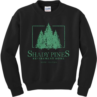 Shady Pines Retirement Home Kids Sweatshirt