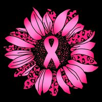 Sunflower Pink Ribbon Breast Cancer Awareness Cooling Performance Crew T-Shirt