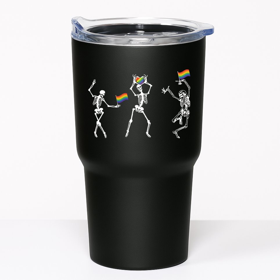 Skeleton Pride Rainbow Lgbtq Funny Pride. Tumbler