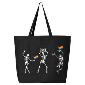 Skeleton Pride Rainbow Lgbtq Funny Pride. 25L Jumbo Tote