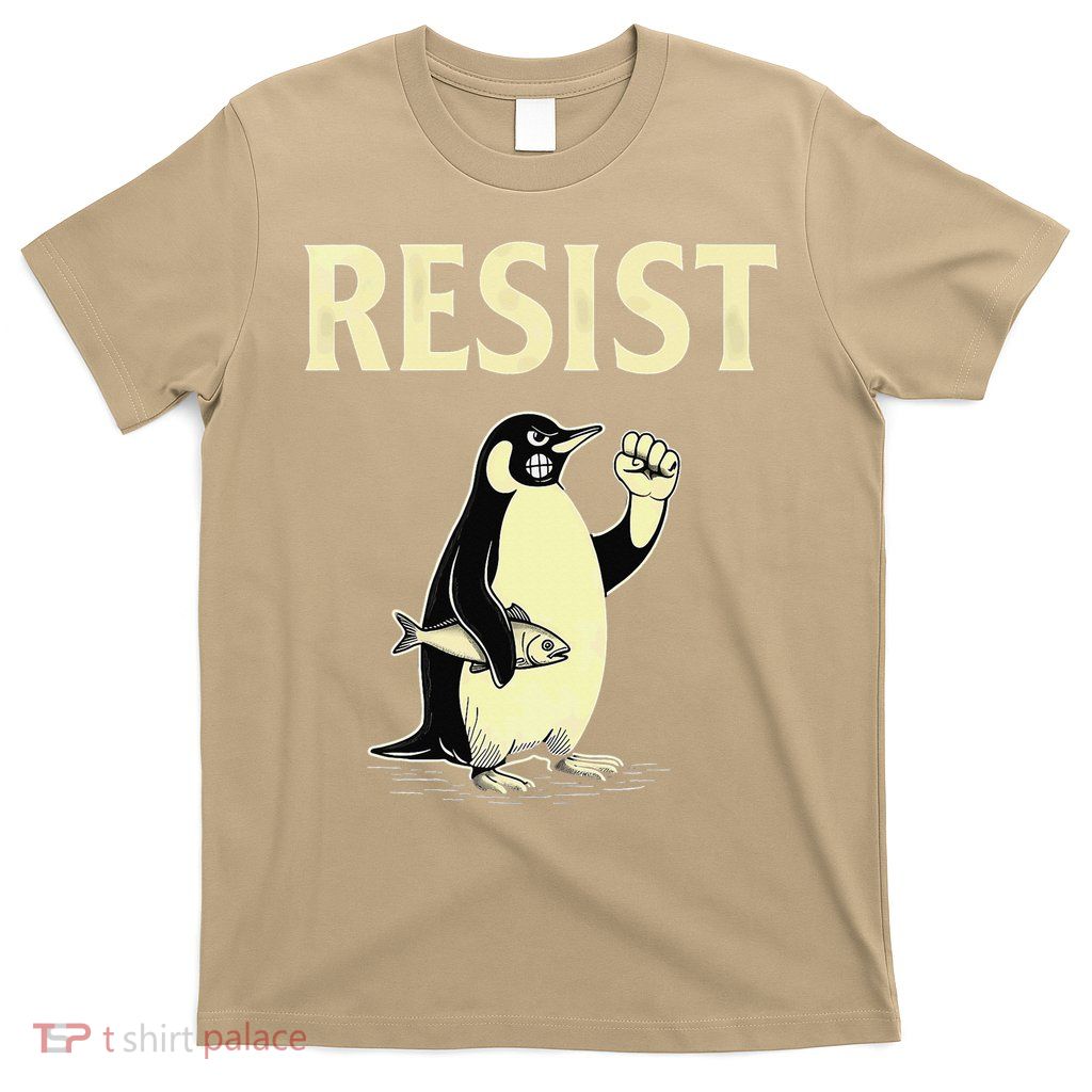 Sarcastic Penguins Resist Tariffs T-Shirt