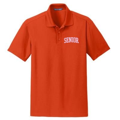 Senior Pink Retro Graduation Dry Zone Grid Polo