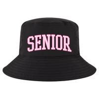 Senior Pink Retro Graduation Cool Comfort Performance Bucket Hat