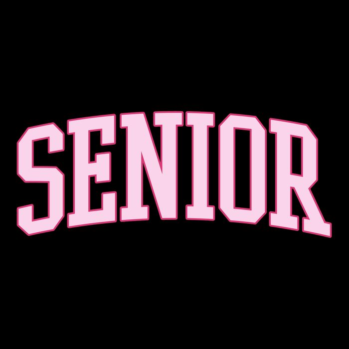 Senior Pink Retro Graduation Cooling Performance Crew T-Shirt