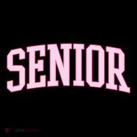 Senior Pink Retro Graduation Apron