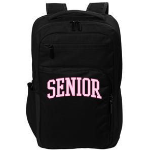 Senior Pink Retro Graduation Impact Tech Backpack