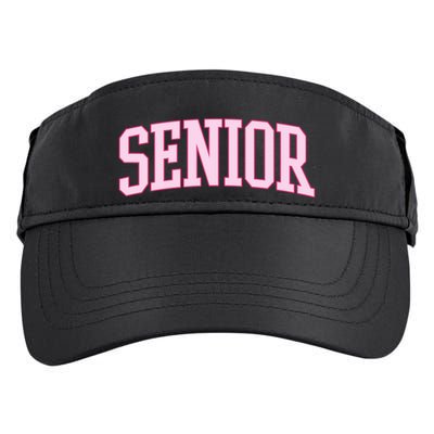 Senior Pink Retro Graduation Adult Drive Performance Visor