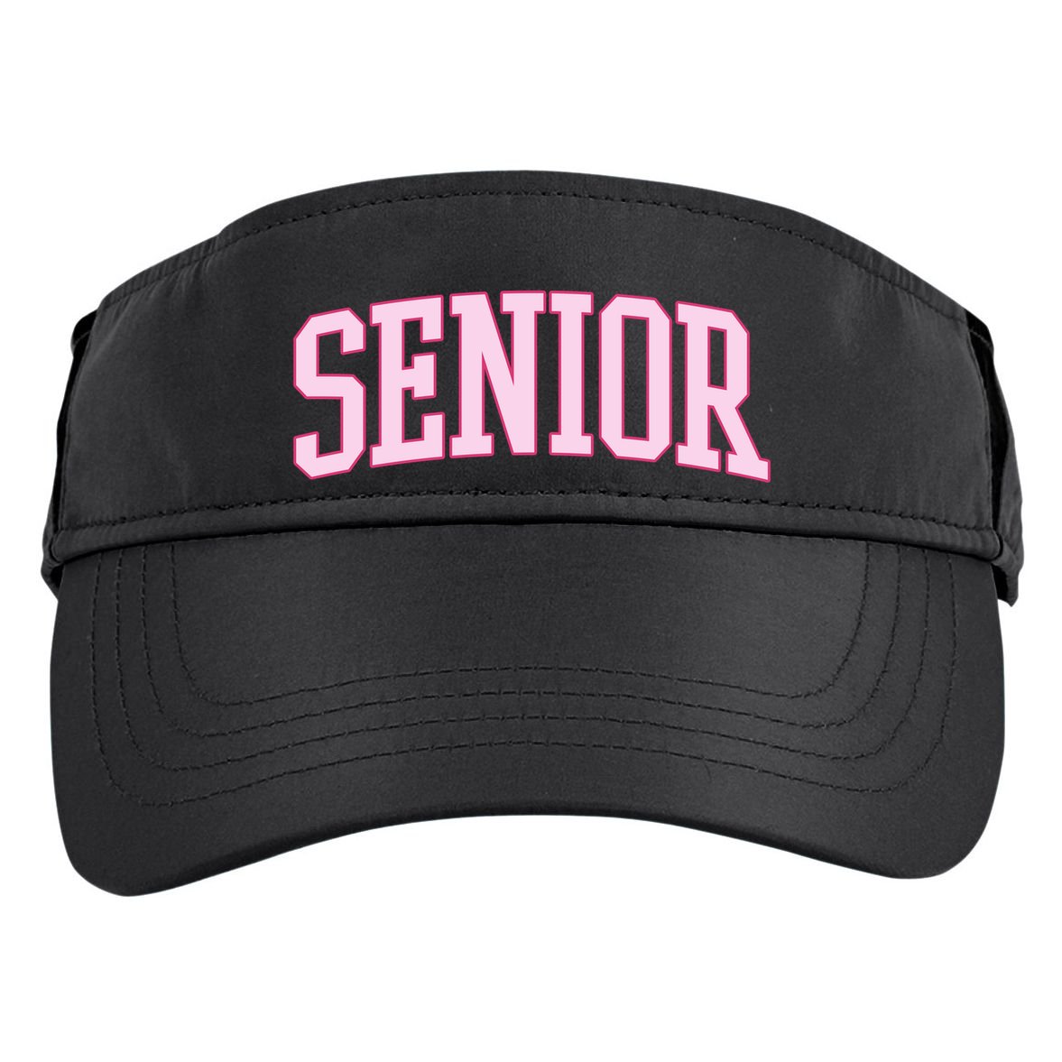 Senior Pink Retro Graduation Adult Drive Performance Visor
