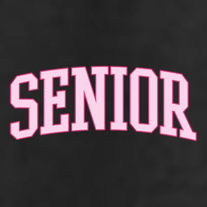 Senior Pink Retro Graduation Adult Drive Performance Visor