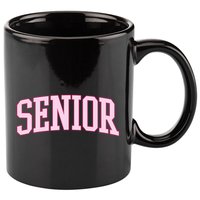 Senior Pink Retro Graduation 11oz C Handle Ceramic Mug