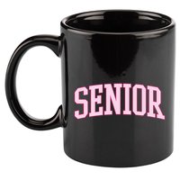 Senior Pink Retro Graduation 11oz C Handle Ceramic Mug