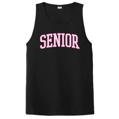 Senior Pink Retro Graduation PosiCharge Competitor Tank