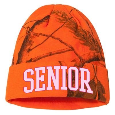 Senior Pink Retro Graduation Kati Licensed 12" Camo Beanie