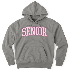 Senior Pink Retro Graduation Hoodie