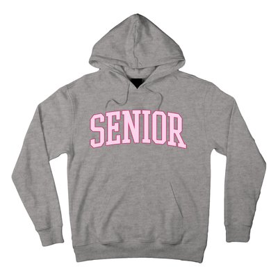 Senior Pink Retro Graduation Hoodie