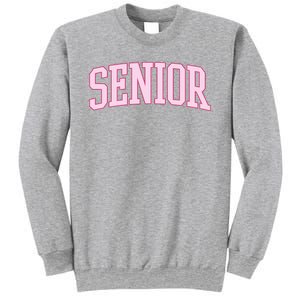 Senior Pink Retro Graduation Sweatshirt