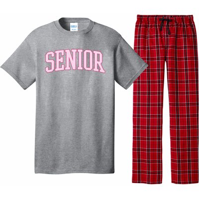 Senior Pink Retro Graduation Pajama Set