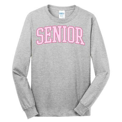 Senior Pink Retro Graduation Tall Long Sleeve T-Shirt