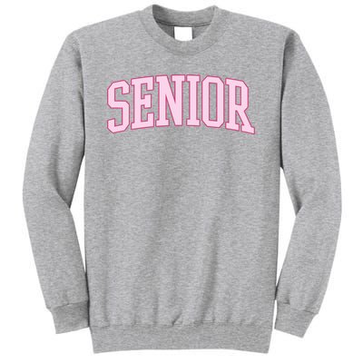 Senior Pink Retro Graduation Tall Sweatshirt