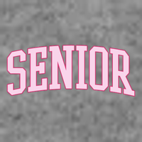 Senior Pink Retro Graduation Womens Tank Top