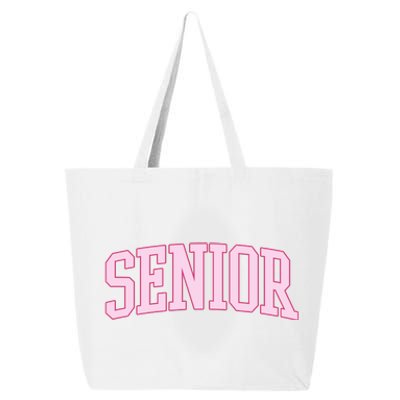 Senior Pink Retro Graduation 25L Jumbo Tote