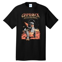 Space Pulp Robot Dinosaur Hero Tall T-Shirt