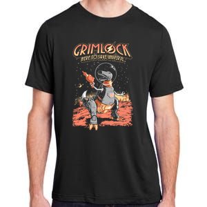 Space Pulp Robot Dinosaur Hero Adult ChromaSoft Performance T-Shirt