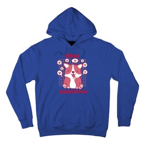 Stay Pawsitive Retro Awesome Cute Dog Lover Present Great Gift Hoodie