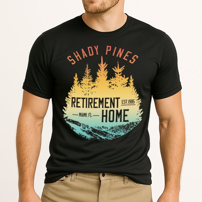Shady Pines Retirement Est.1985 Miami Fl Home Apparel Cooling Performance Crew T-Shirt
