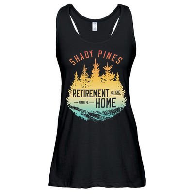 Shady Pines Retirement Est.1985 Miami Fl Home Apparel Ladies Essential Flowy Tank